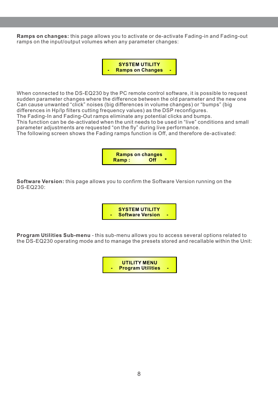 Galaxy Audio DS-EQ230 User Manual | Page 9 / 40