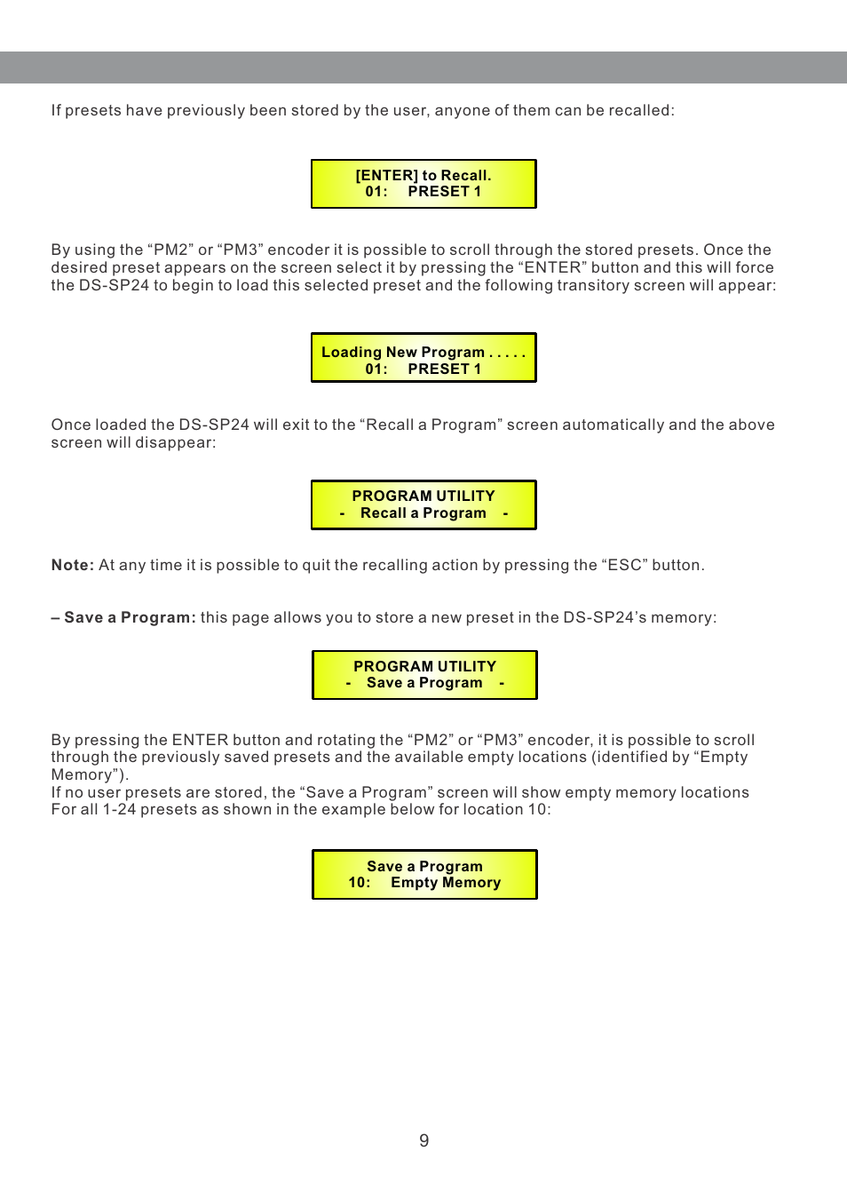 Galaxy Audio DS-SP24 User Manual | Page 10 / 40