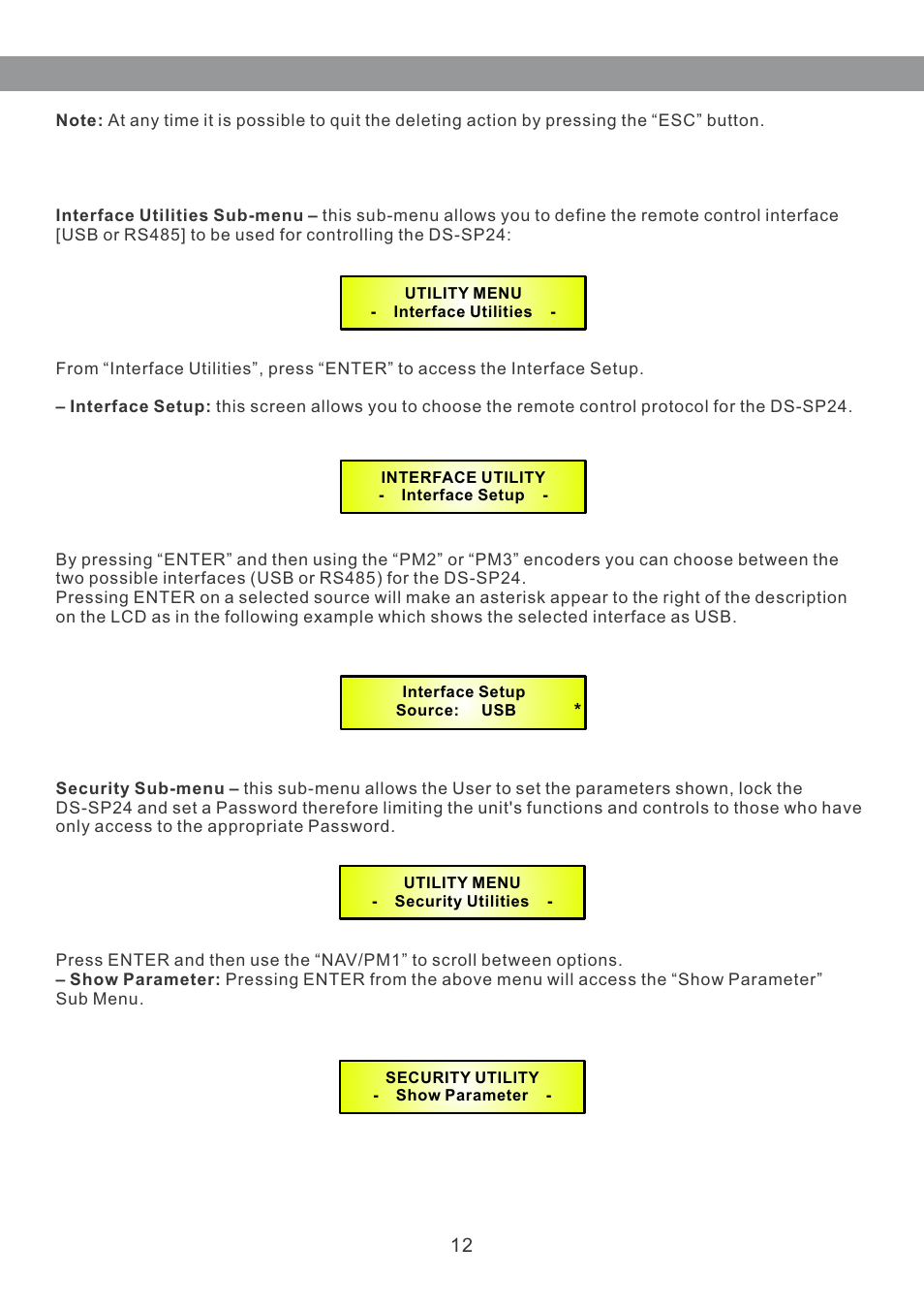 Galaxy Audio DS-SP24 User Manual | Page 13 / 40