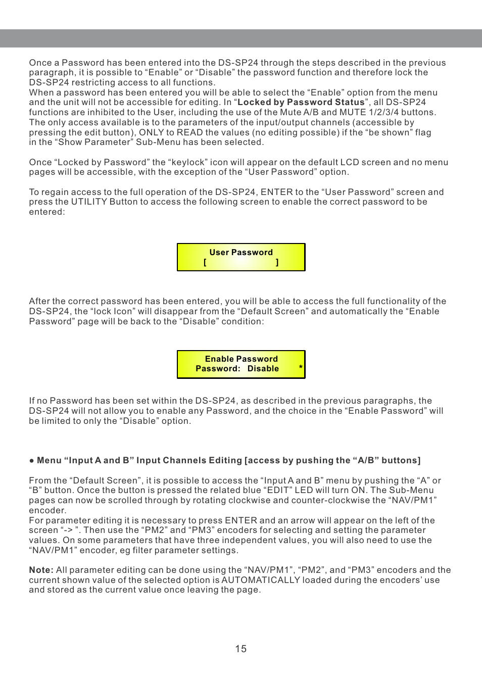 Galaxy Audio DS-SP24 User Manual | Page 16 / 40