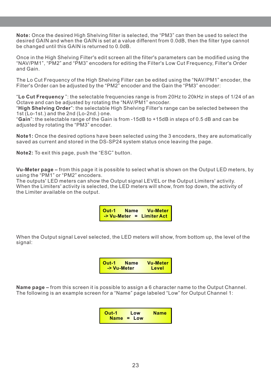Galaxy Audio DS-SP24 User Manual | Page 24 / 40