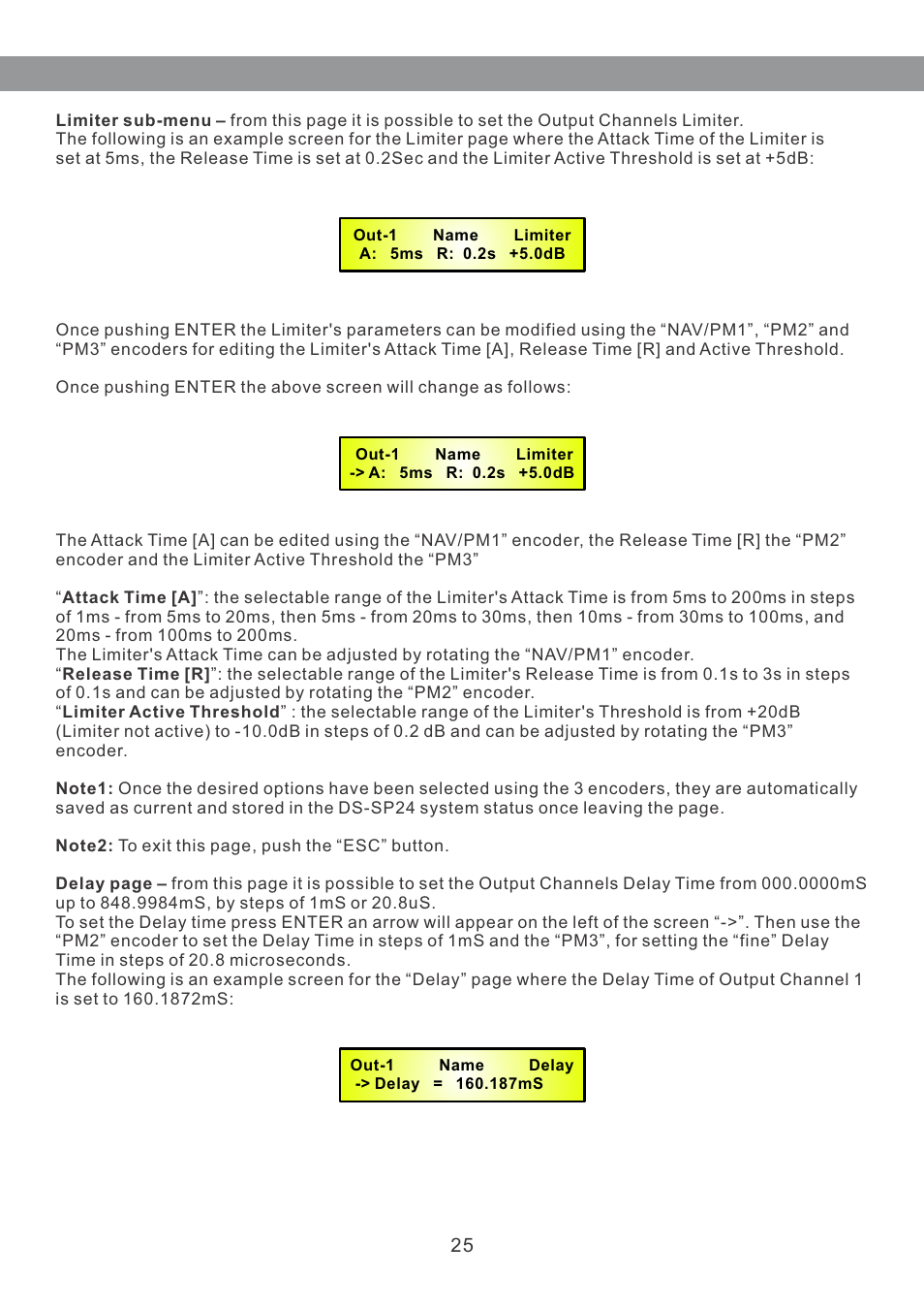 Galaxy Audio DS-SP24 User Manual | Page 26 / 40