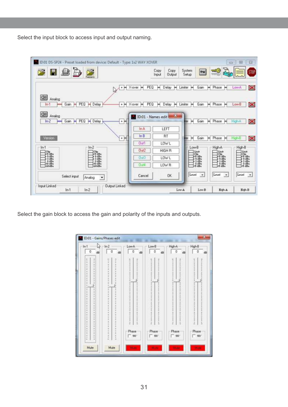 Galaxy Audio DS-SP24 User Manual | Page 32 / 40