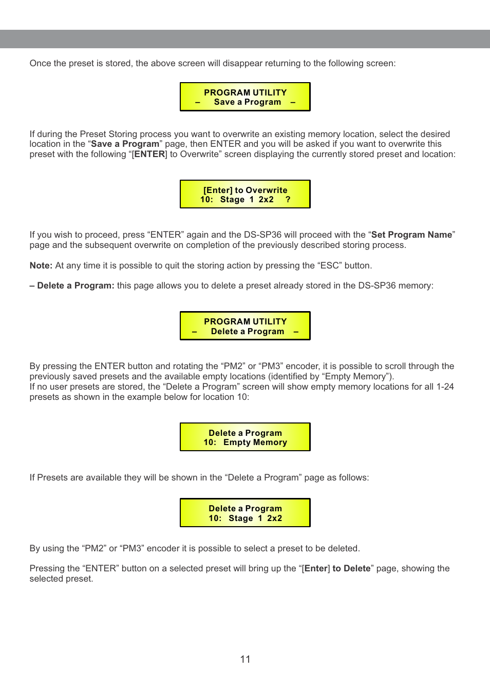 Galaxy Audio DS-SP36 User Manual | Page 12 / 40