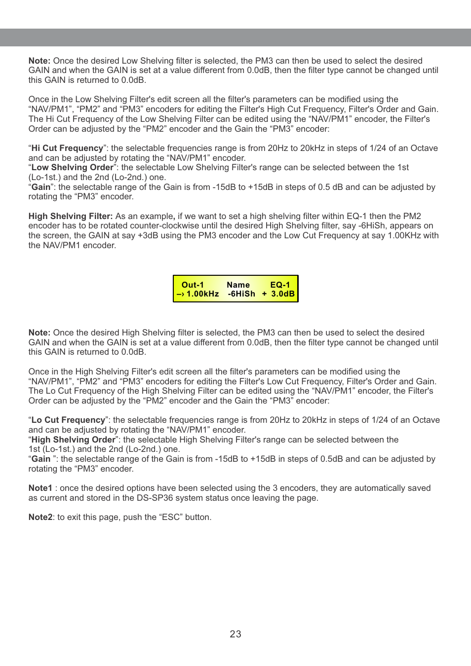 Galaxy Audio DS-SP36 User Manual | Page 24 / 40