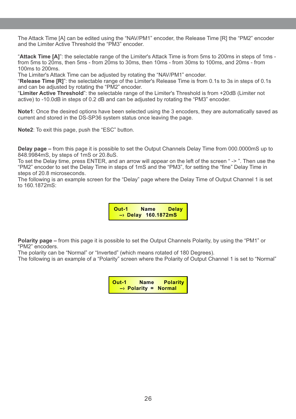 Galaxy Audio DS-SP36 User Manual | Page 27 / 40