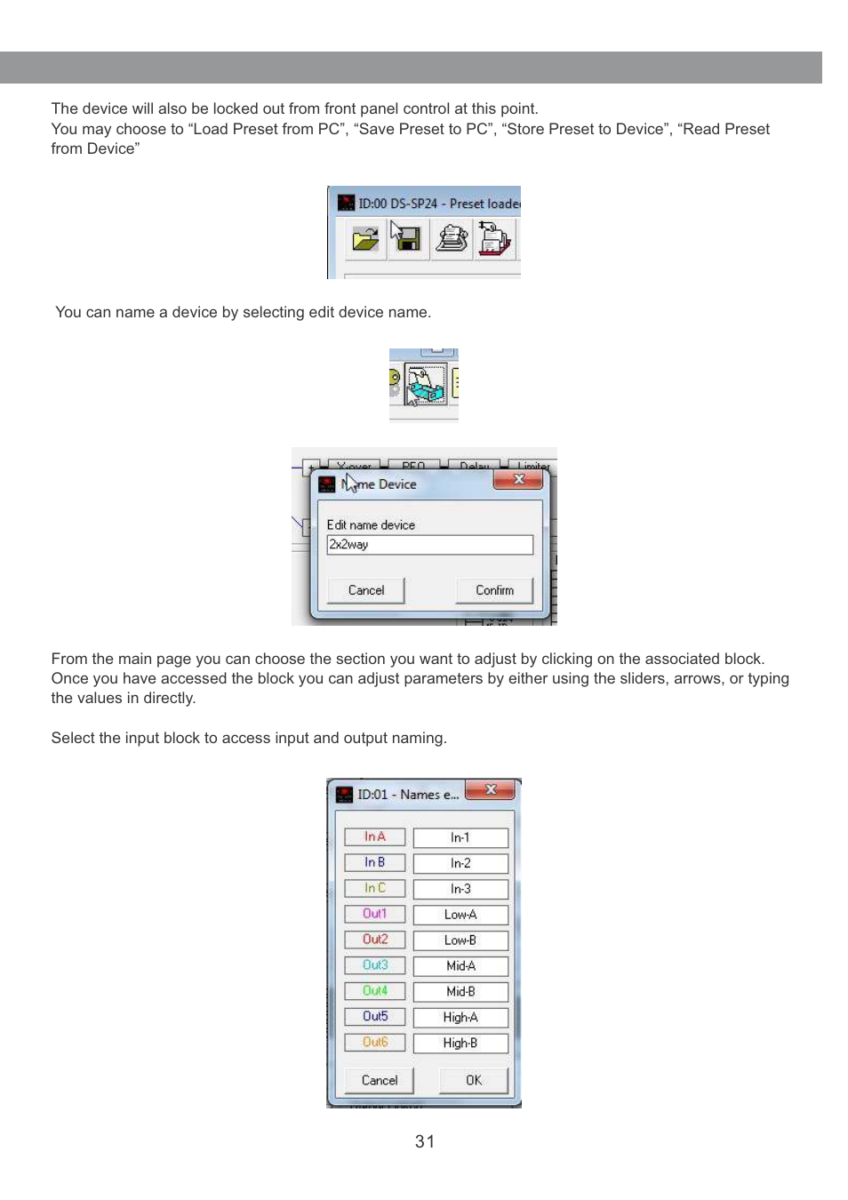 Galaxy Audio DS-SP36 User Manual | Page 32 / 40