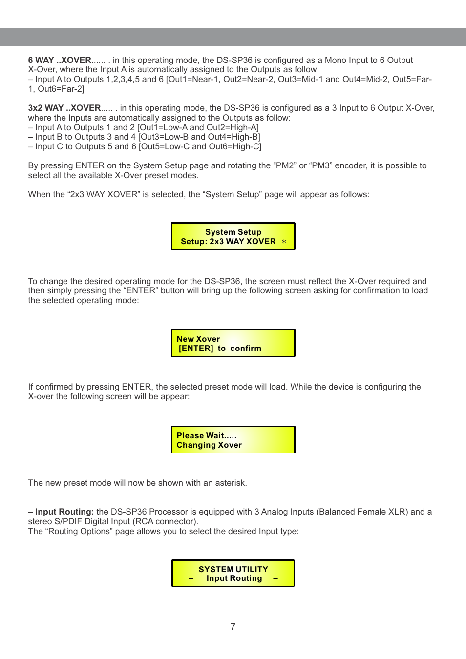 Galaxy Audio DS-SP36 User Manual | Page 8 / 40