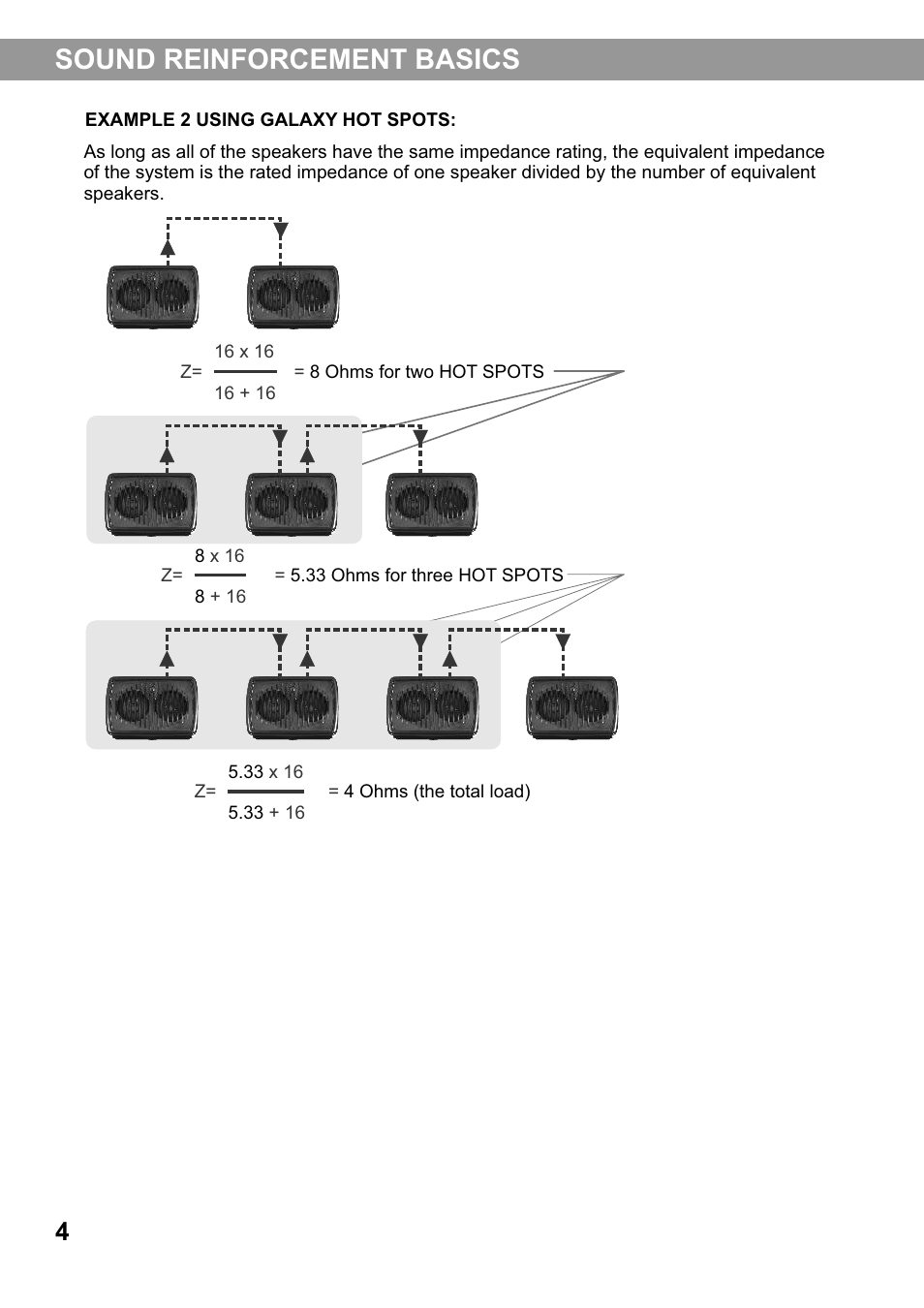 Sound reinforcement basics | Galaxy Audio G-1200 User Manual | Page 8 / 16