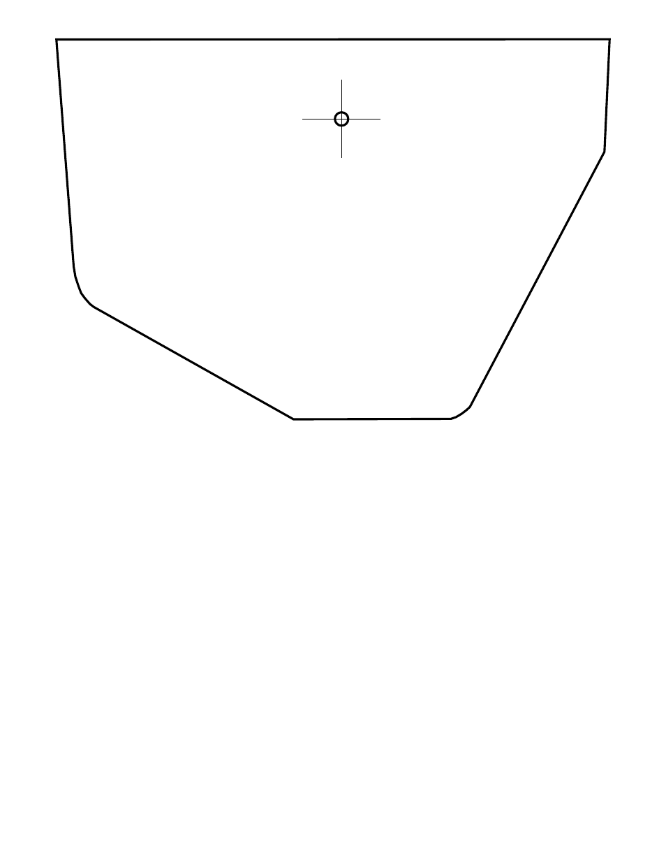 T-nut hole template | Galaxy Audio HSVC Hotspot Yoke Bracket User Manual | Page 5 / 6
