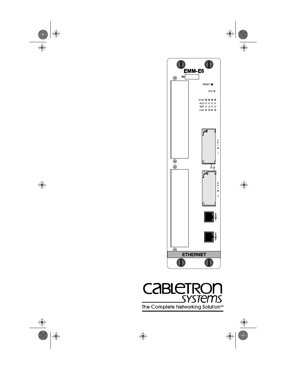 Cabletron Systems EMM-E6 User Manual | 64 pages