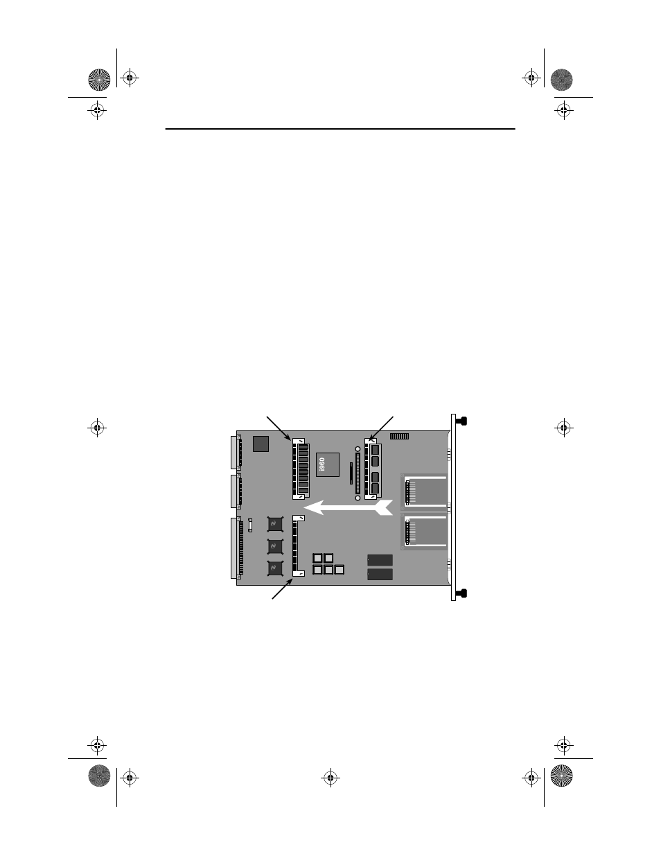 B.3 simm upgrades, B.3.1 locating simms, Direction of insertion | Cabletron Systems EMM-E6 User Manual | Page 53 / 64