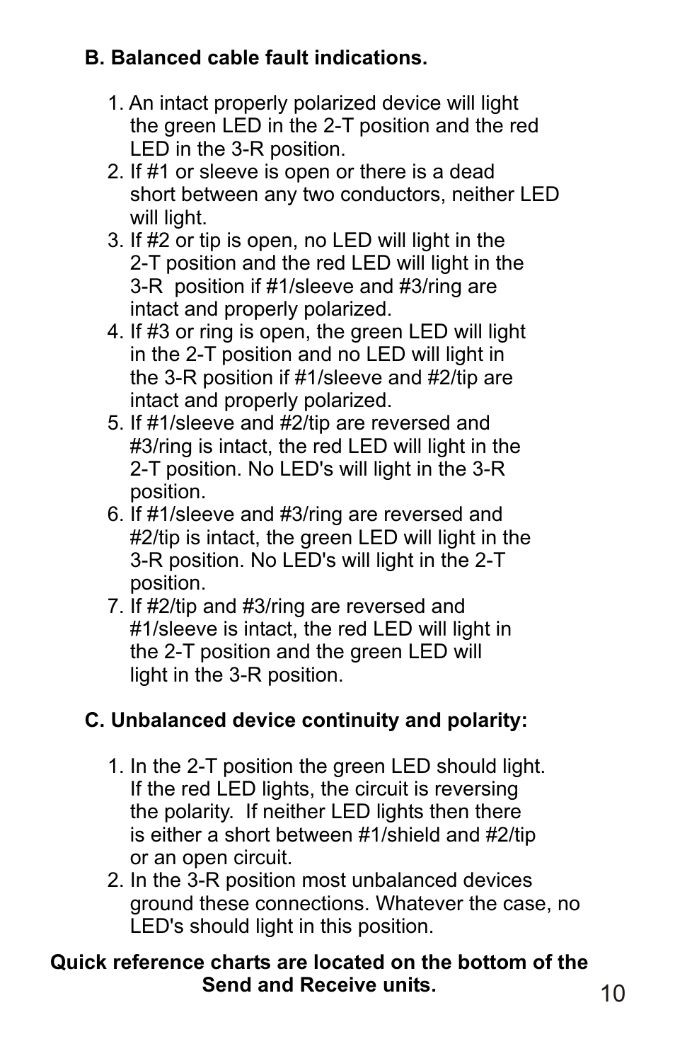 Galaxy Audio CRICKET POLARITY TEST SET User Manual | Page 12 / 14