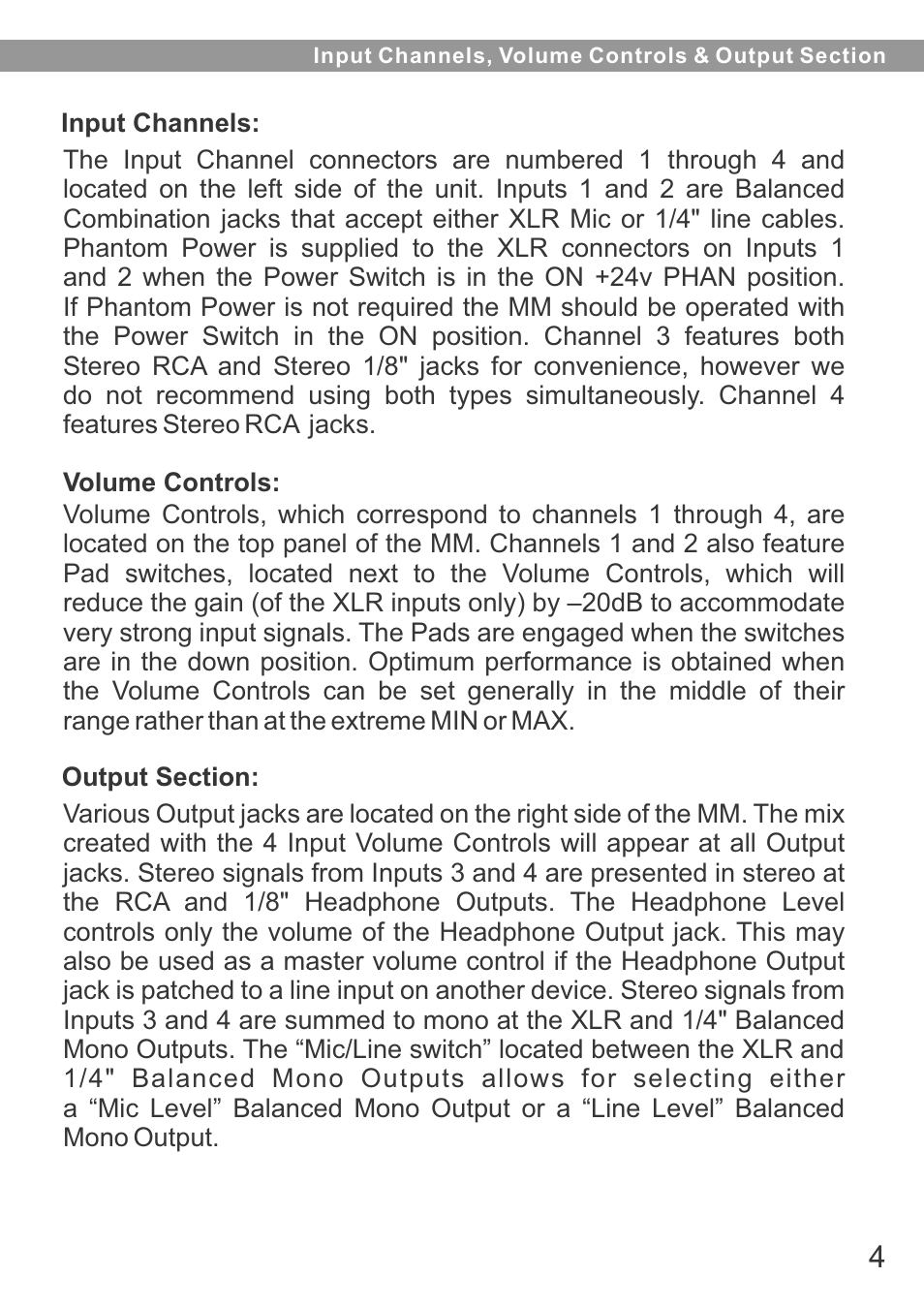 Galaxy Audio JIB/MM User Manual | Page 5 / 8