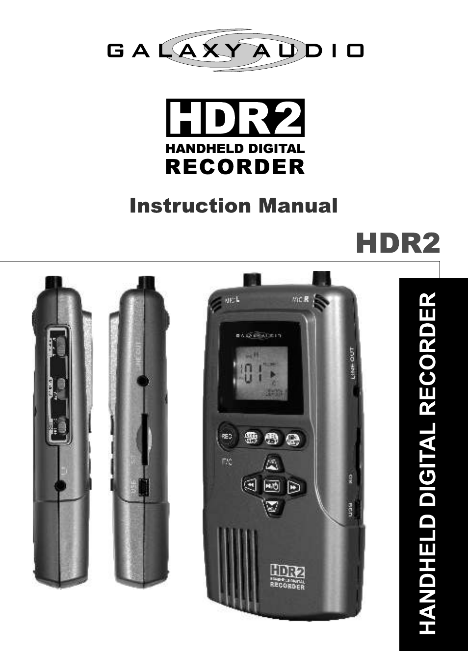 Galaxy Audio HDR2 User Manual | 14 pages