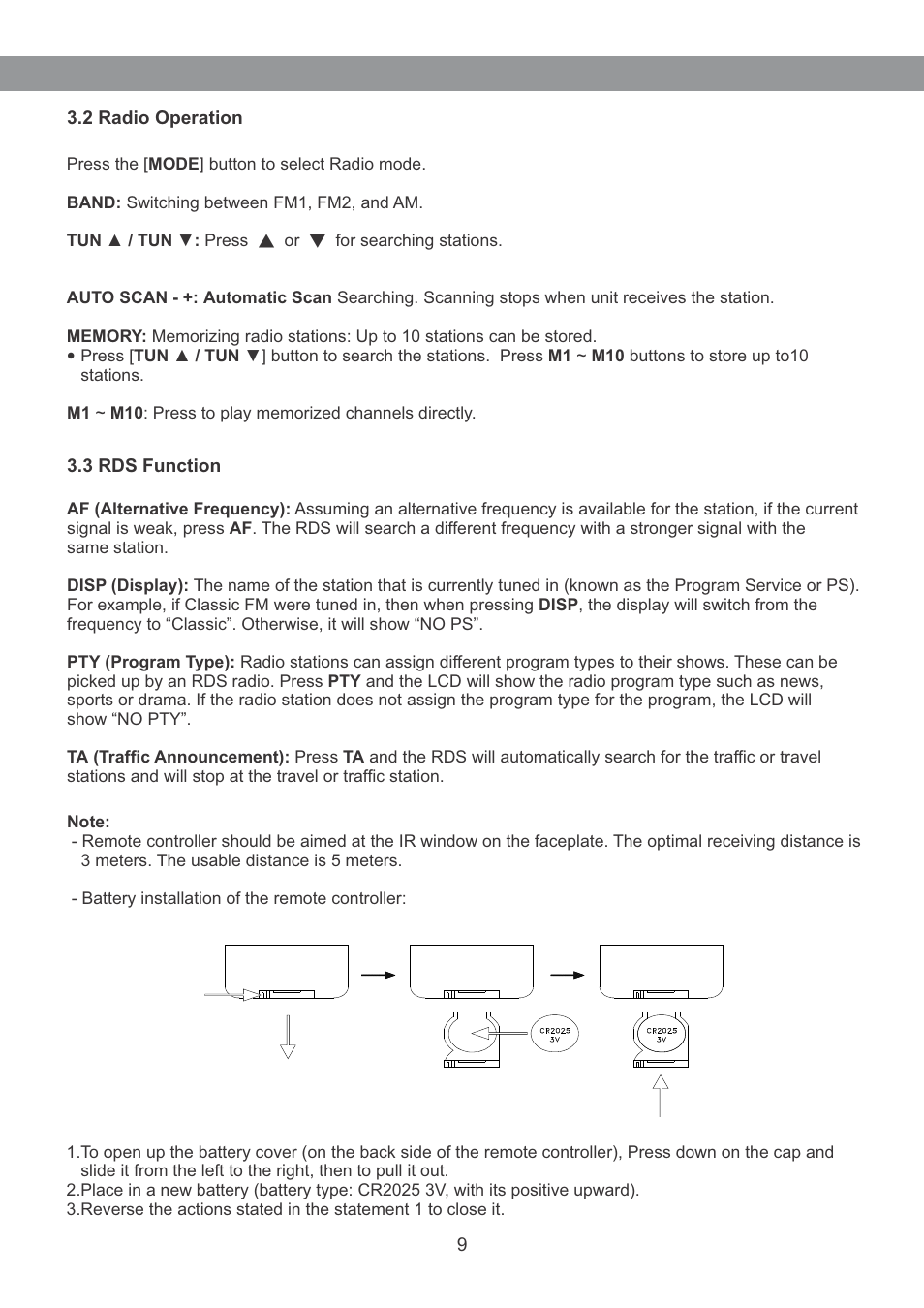Galaxy Audio RM-CDU User Manual | Page 10 / 12