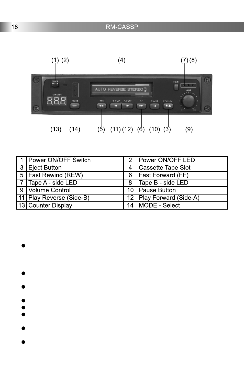 Galaxy Audio RM2 User Manual | Page 20 / 24