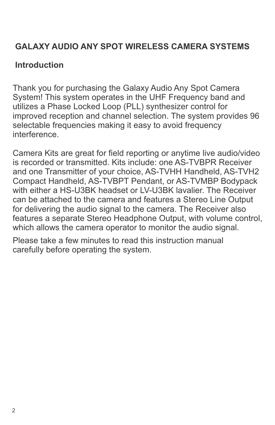 Galaxy Audio CK-VBPR User Manual | Page 4 / 24