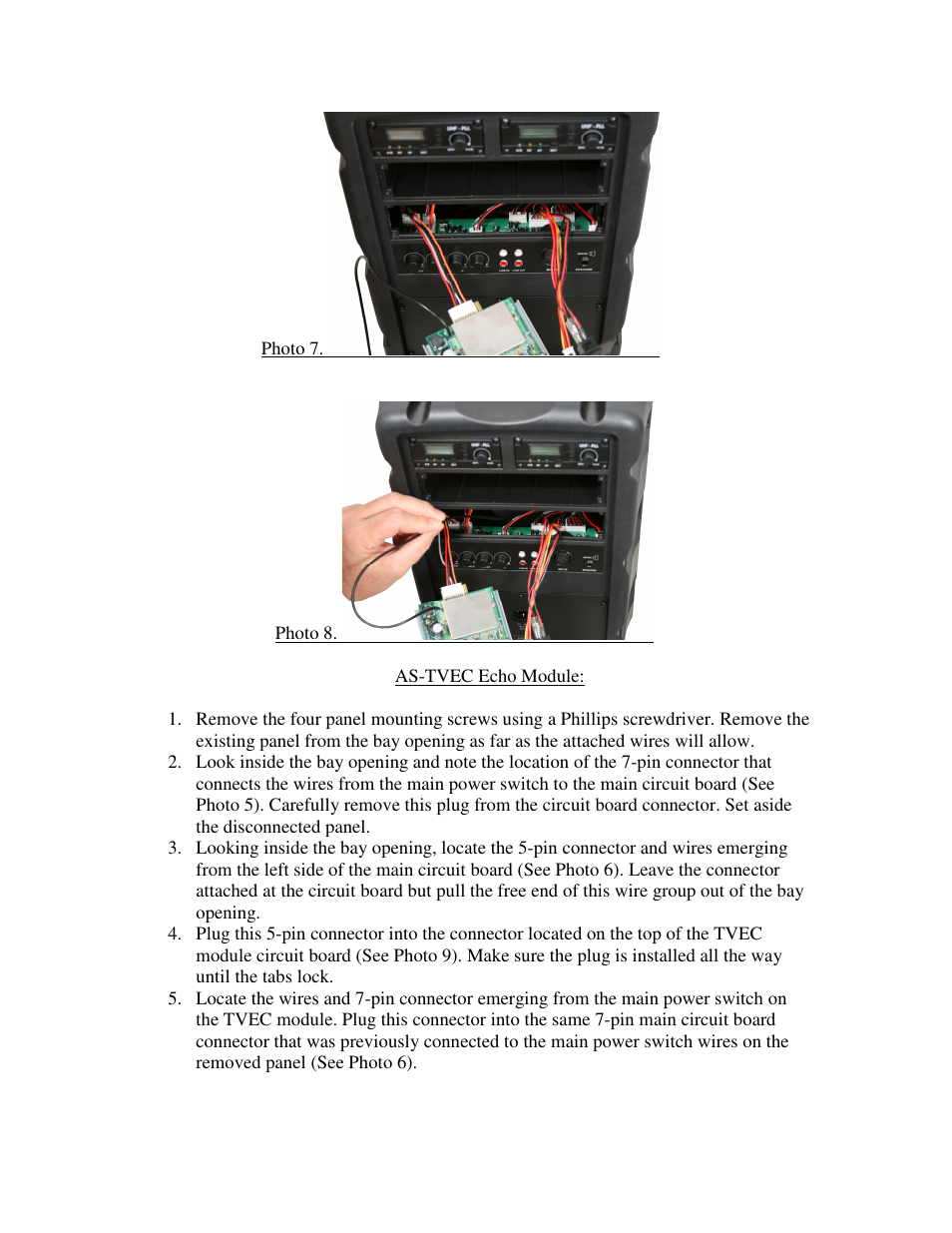 Galaxy Audio TRAVELER AS-TV8 User Manual | Page 5 / 6