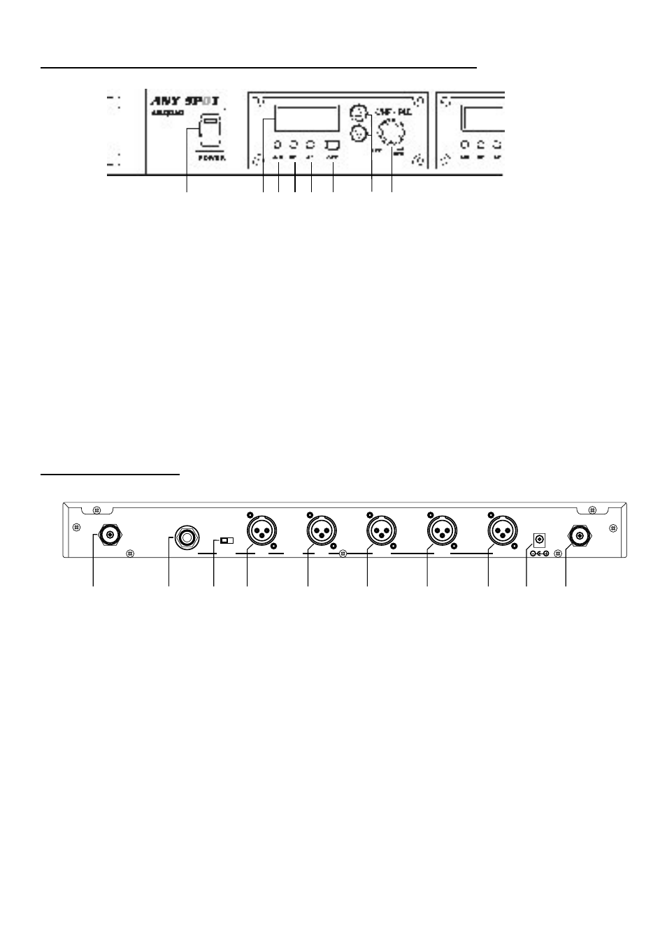 Operating manual for as-quad series, Front panel / mic receiver module rear panel, Introduction | Galaxy Audio AS-QUAD User Manual | Page 5 / 24