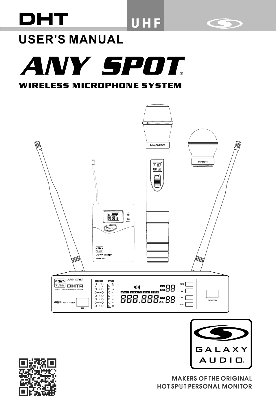 Galaxy Audio DHT User Manual | 12 pages