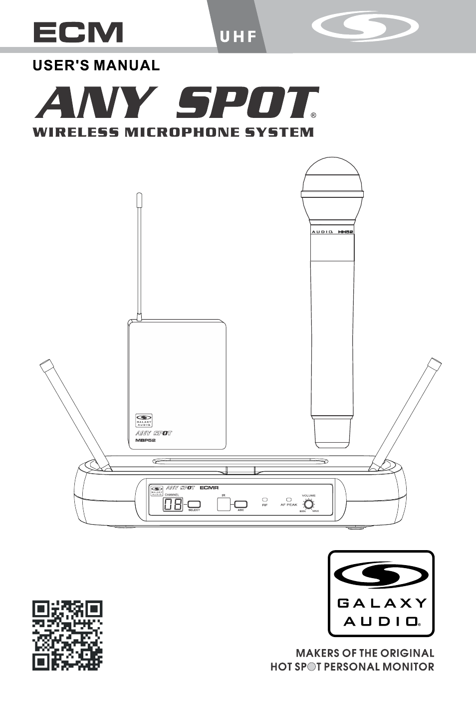 Galaxy Audio ECM User Manual | 8 pages