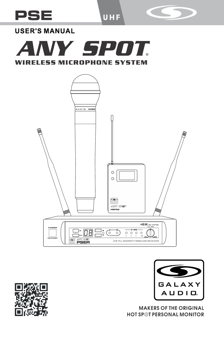 Galaxy Audio PSE User Manual | 8 pages