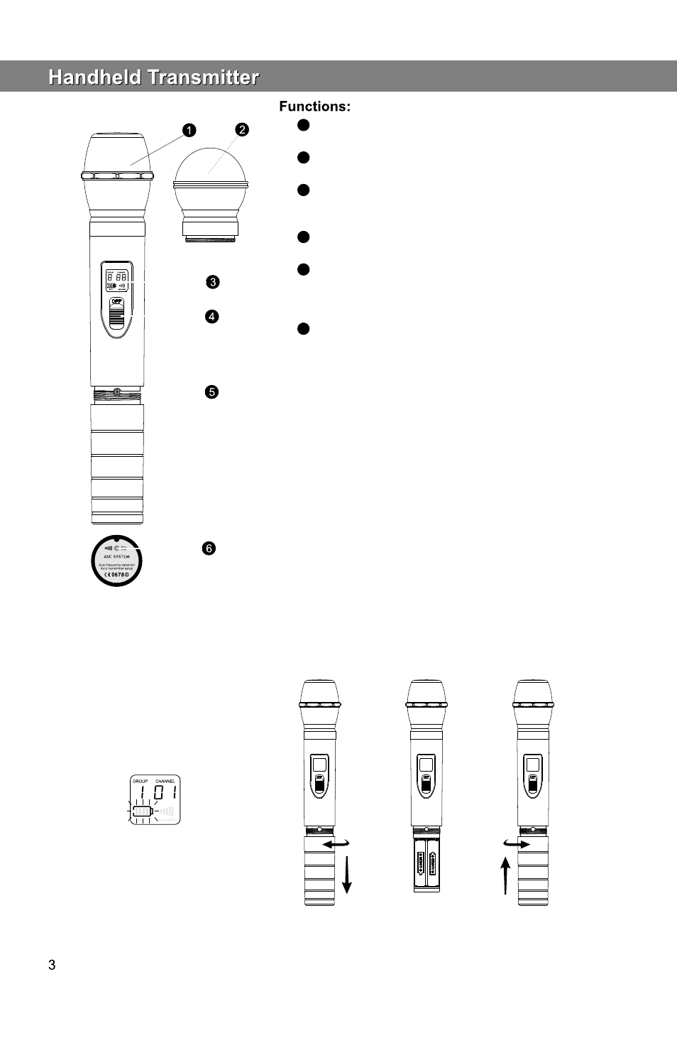 Changing batteries | Galaxy Audio TRC User Manual | Page 6 / 12