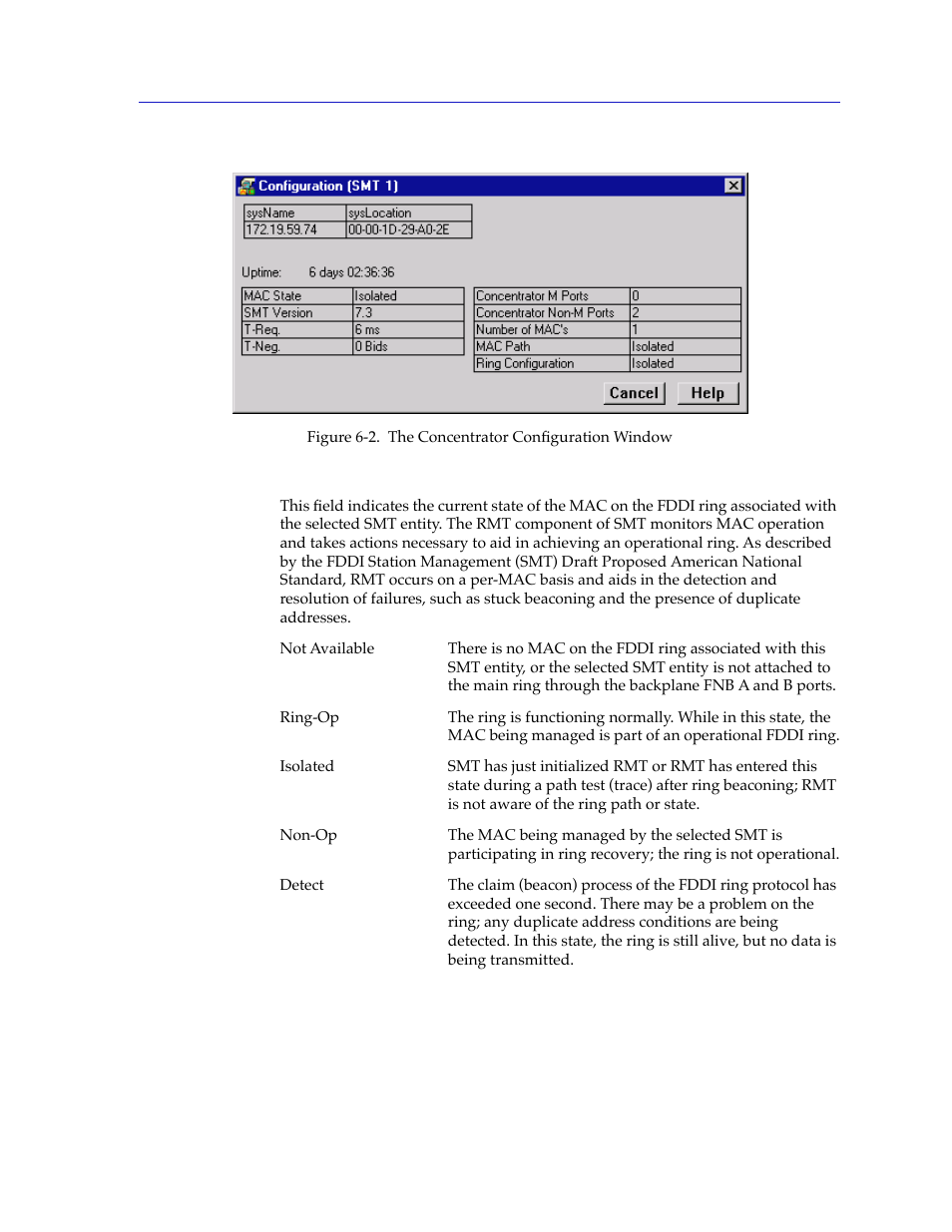 Figure 6-2 | Cabletron Systems 2000 User Manual | Page 163 / 196