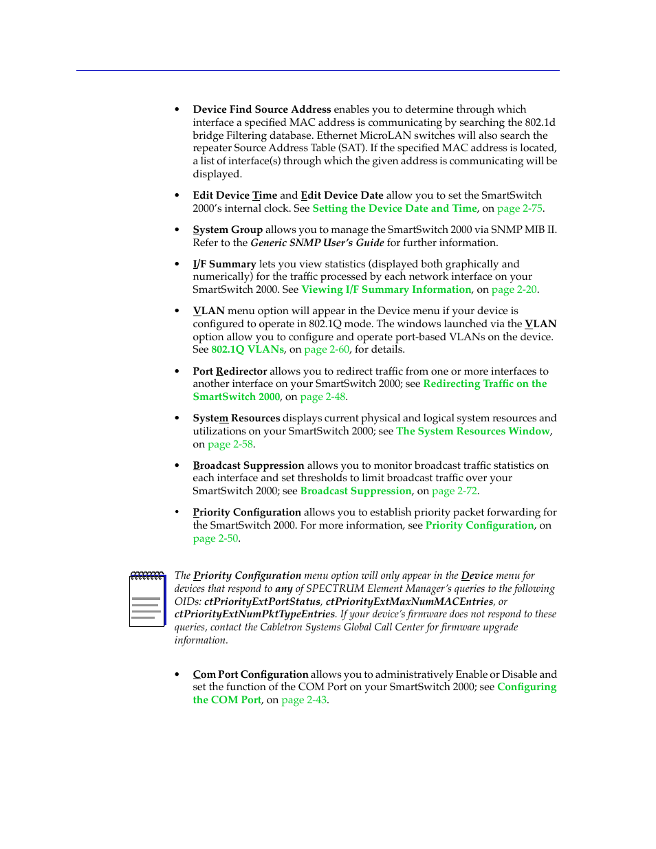 Cabletron Systems 2000 User Manual | Page 28 / 196