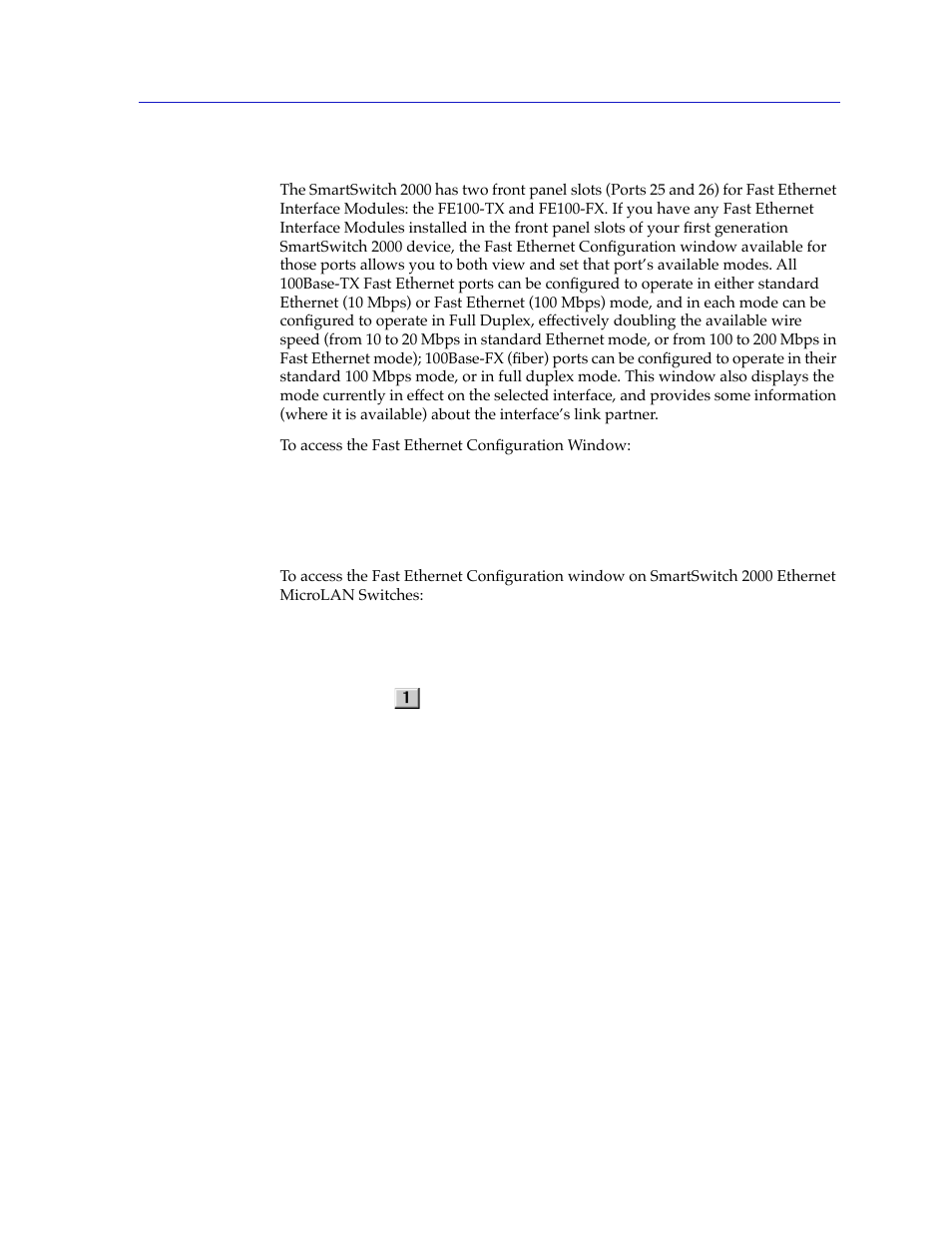 Conþguring fast ethernet ports on first, Generation devices | Cabletron Systems 2000 User Manual | Page 55 / 196