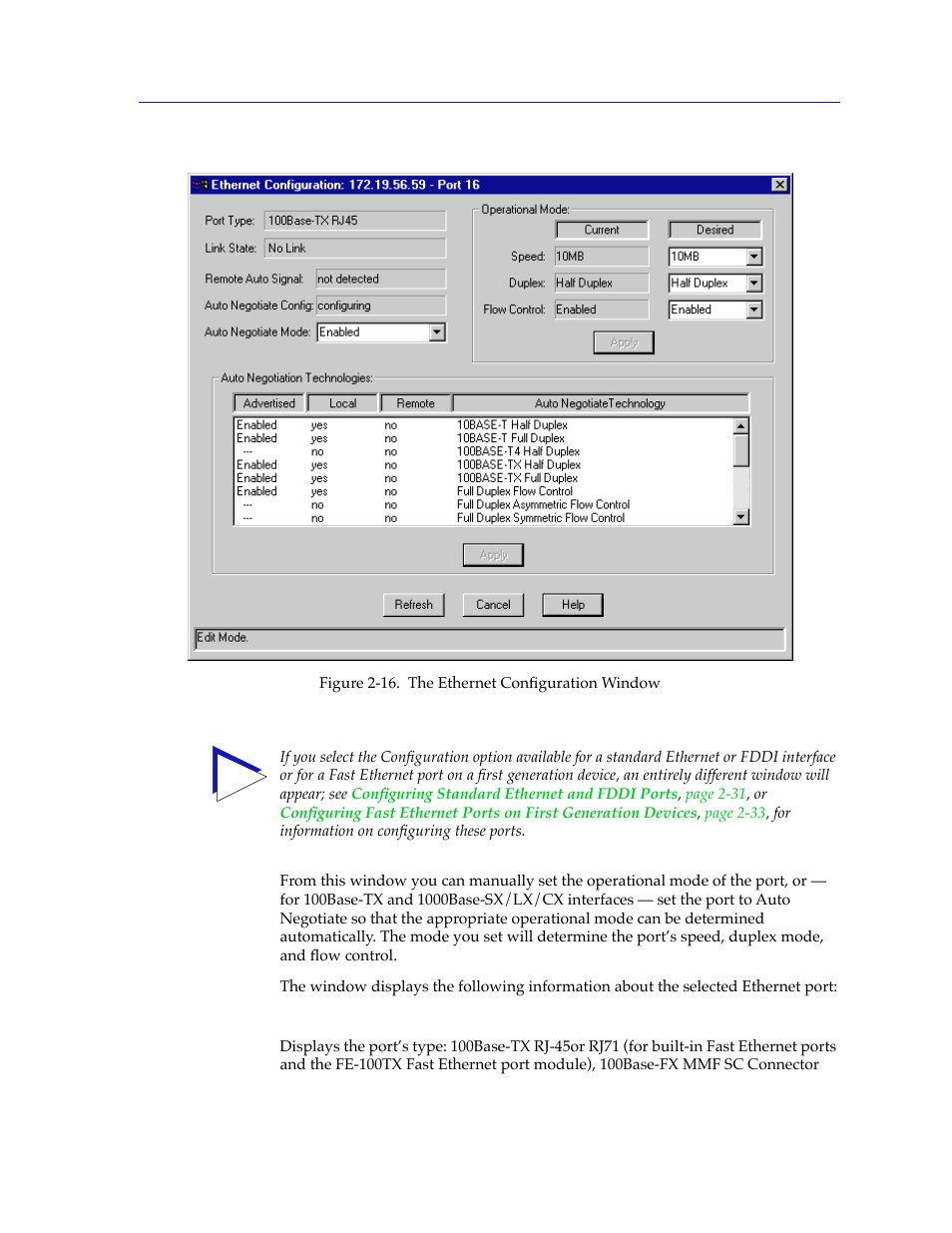 Shown in, Figure 2-16 | Cabletron Systems 2000 User Manual | Page 61 / 196