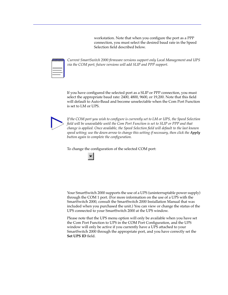 Using an uninterruptable power supply (ups), Using an uninterruptable power supply (ups) -45, Using | An uninterruptable power supply (ups) | Cabletron Systems 2000 User Manual | Page 67 / 196