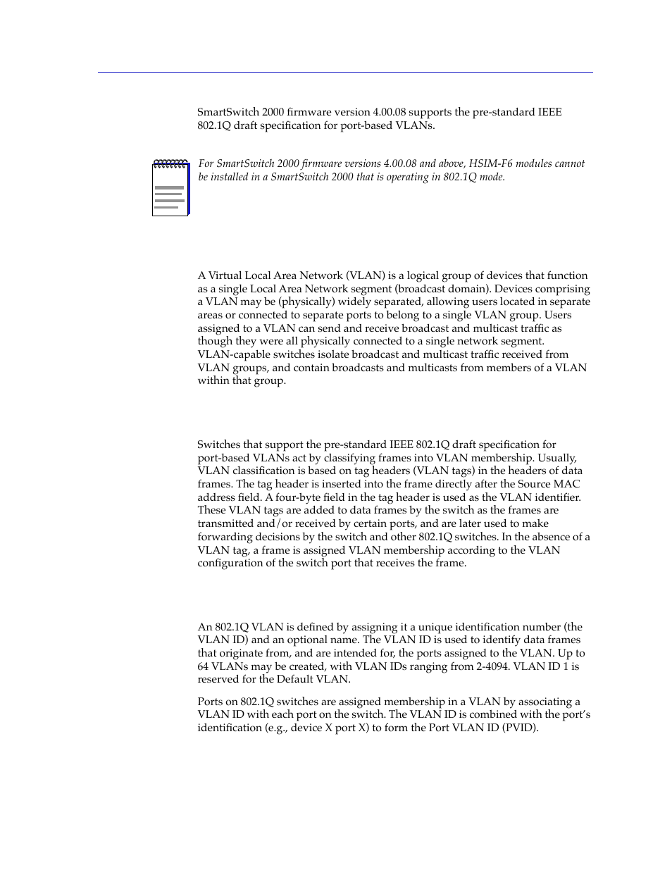 What is a vlan, What is an 802.1q port-based vlan, About 802.1q vlan configuration and operation | Cabletron Systems 2000 User Manual | Page 83 / 196