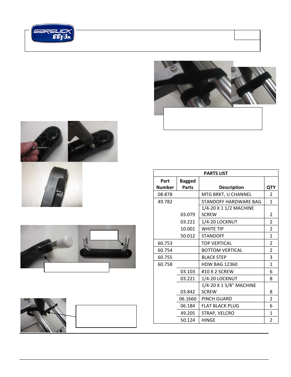 Garelick 12360 FOLDING PONTOON LADDER User Manual | Page 3 / 4