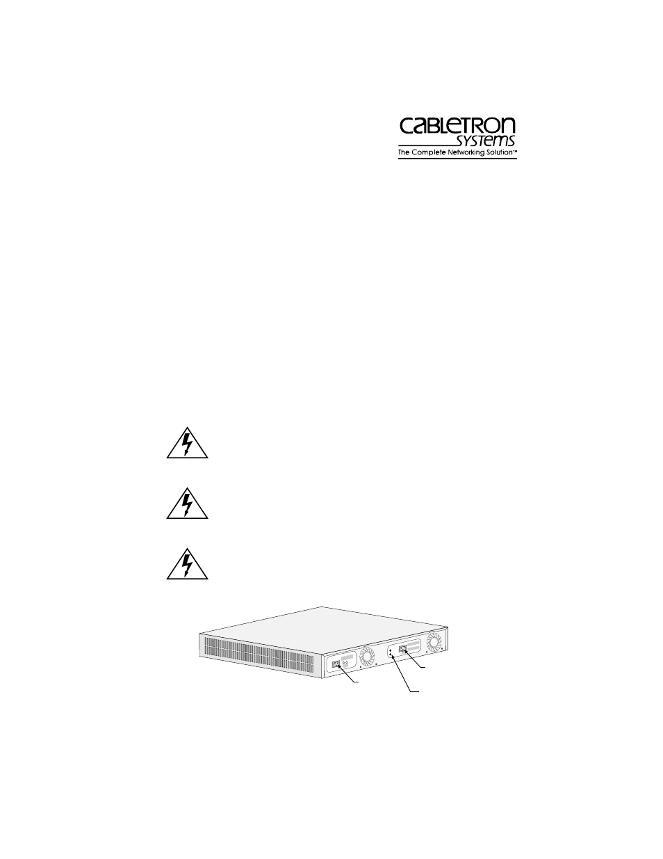 Cabletron Systems ESX-1320R User Manual | 2 pages