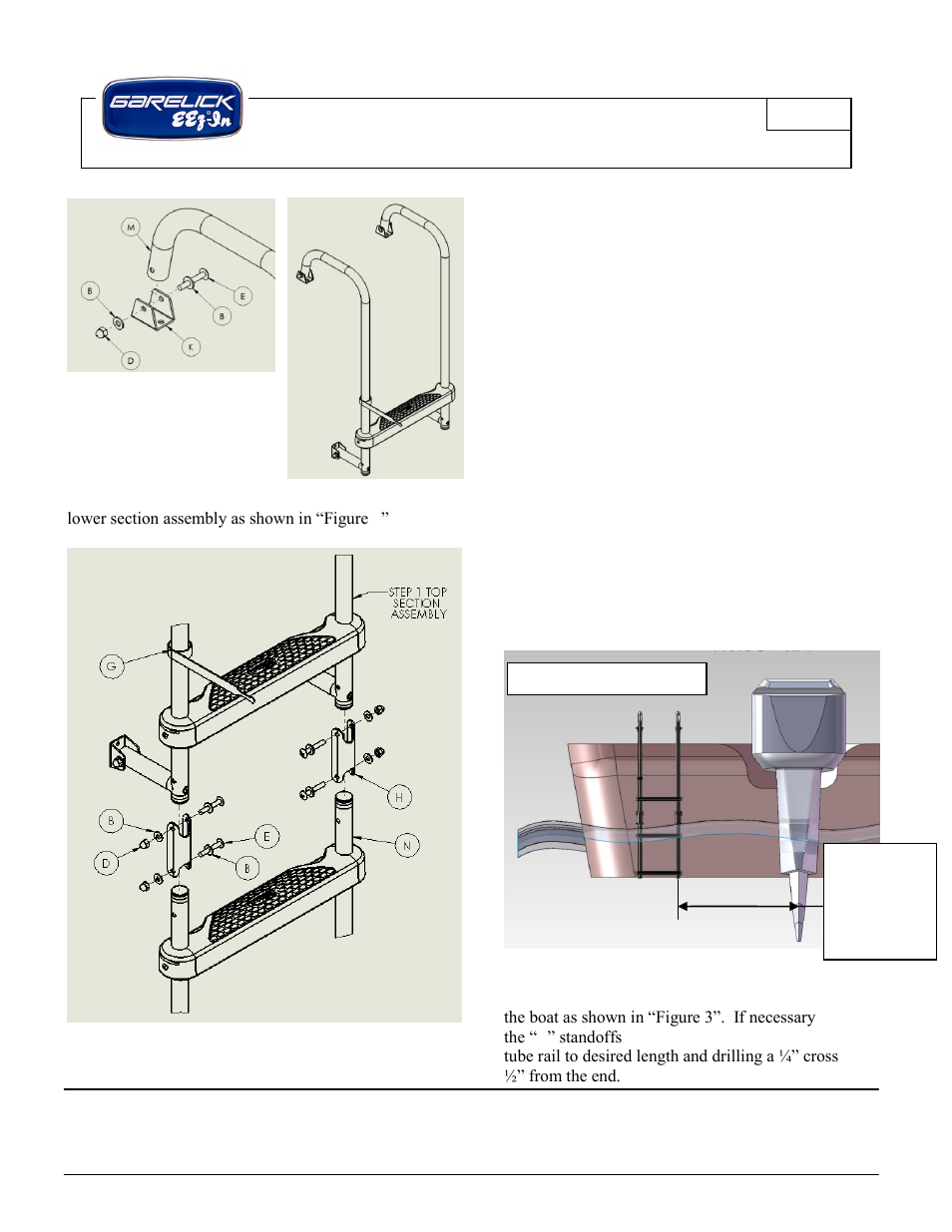 Garelick 18119 3-STEP TRANSOM LADDER User Manual | Page 2 / 3