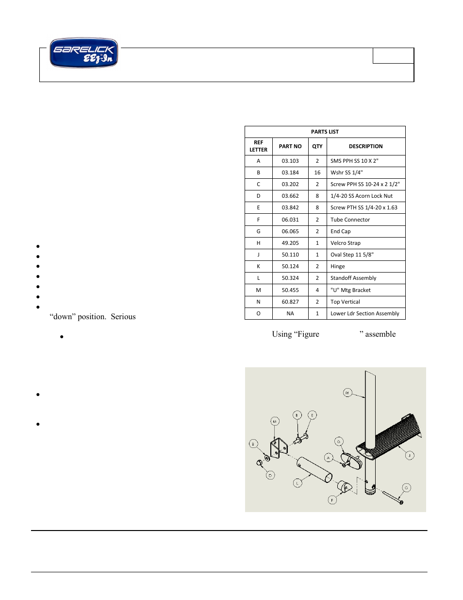 Garelick 18019 3-STEP TRANSOM LADDER User Manual | 3 pages