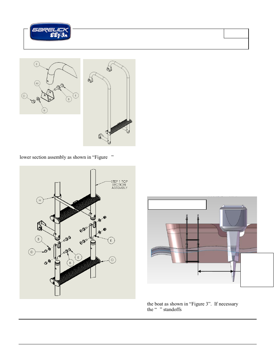 Garelick 18019 3-STEP TRANSOM LADDER User Manual | Page 2 / 3