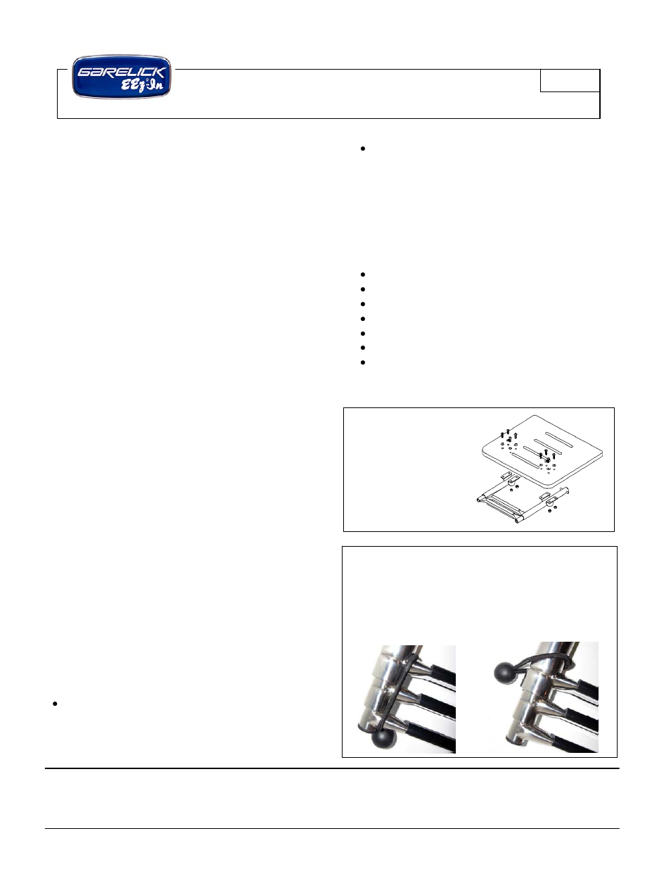 Garelick 19622-61 OUT OF SIGHT UNDER PLATFORM User Manual | 1 page
