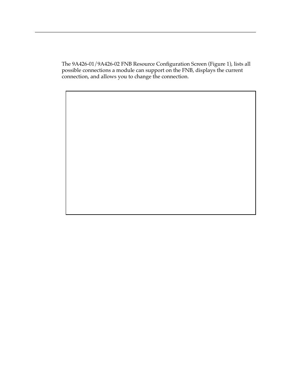 Fnb resource configuration screen | Cabletron Systems 9A426-01 User Manual | Page 6 / 24