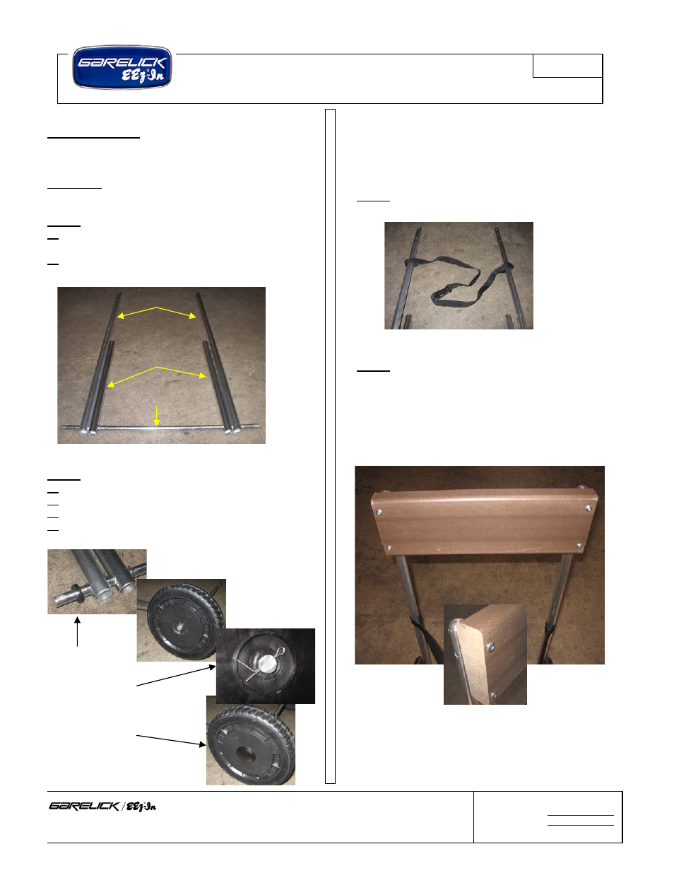 Garelick 31600 OUTBOARD MOTOR CARRIER User Manual | 3 pages