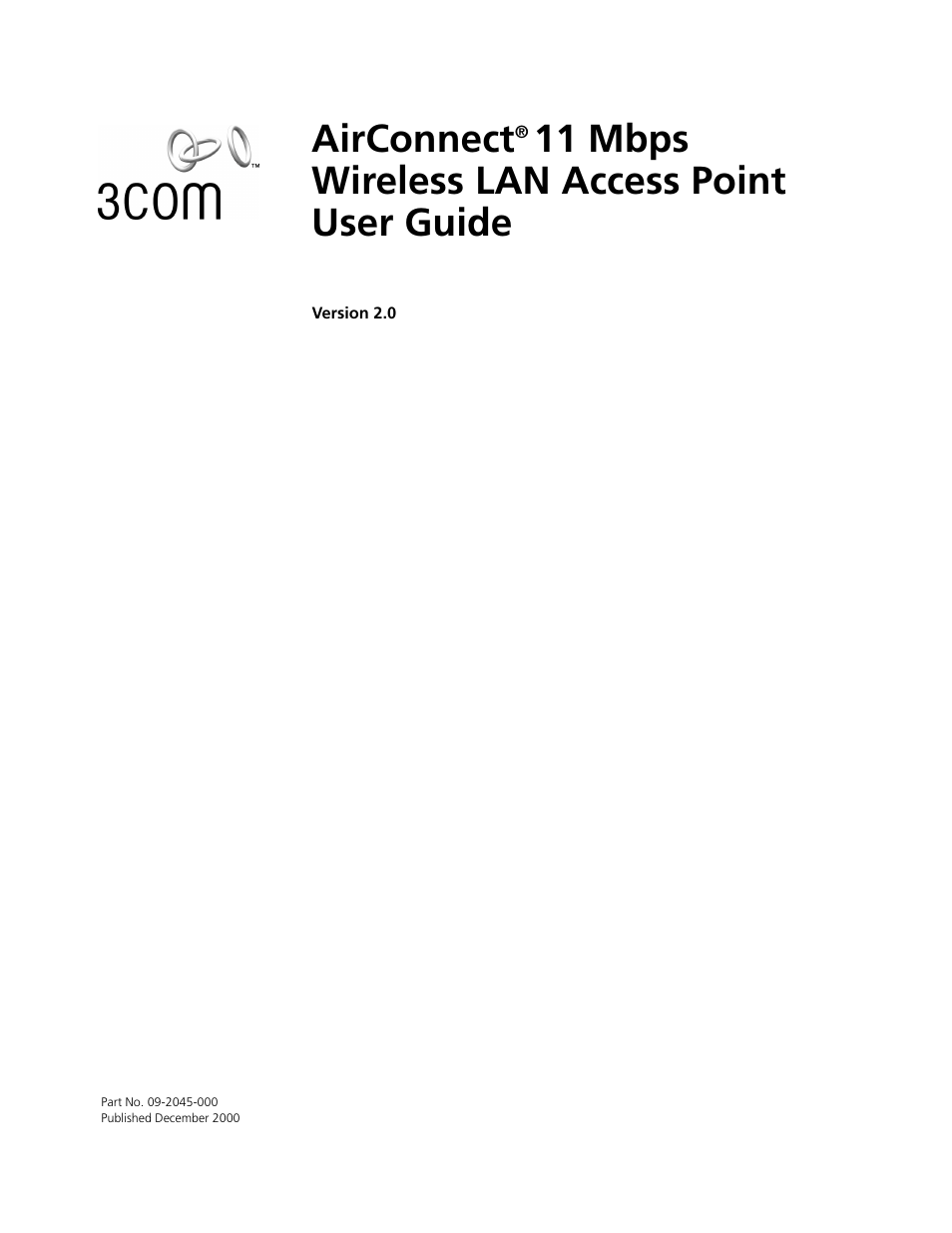 Cabletron Systems AirConnect 3Com User Manual | 93 pages