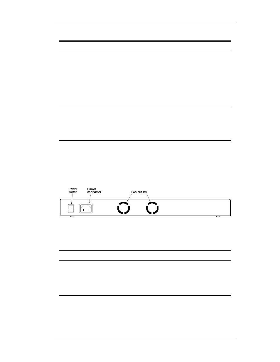 Rear panel | Cabletron Systems SmartSTACK ELS100 User Manual | Page 19 / 110