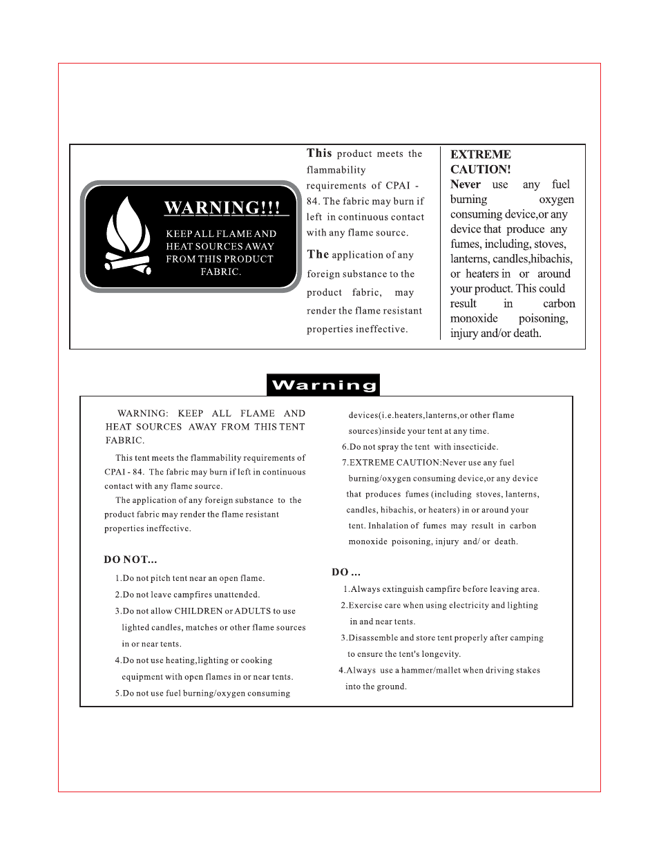 Giga Tent BT 013 User Manual | Page 7 / 8