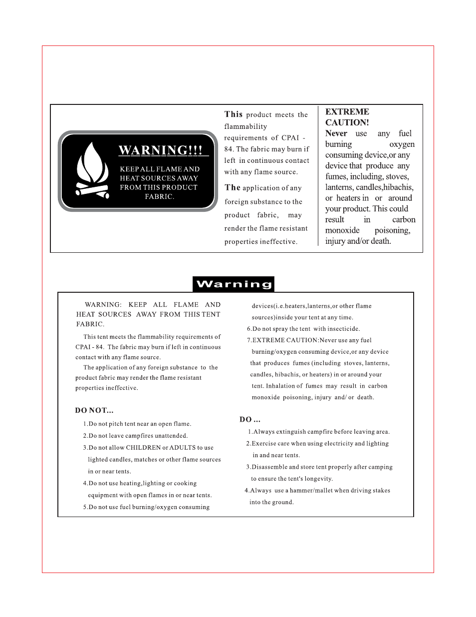 Giga Tent GT 004W User Manual | Page 7 / 8