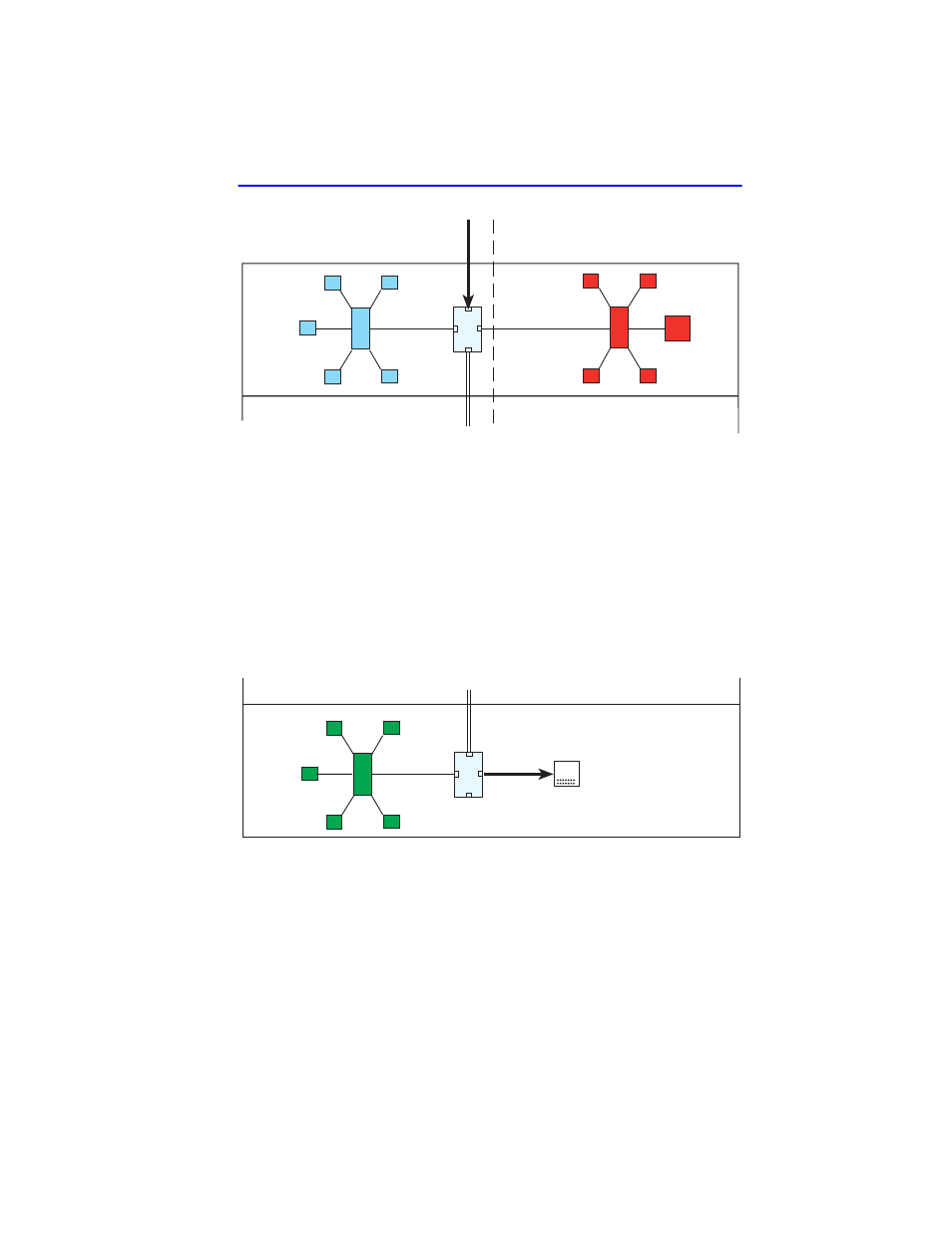 Switch 2 forwards to 1q trunk, Switch 1 forwards to 1d trunk | Cabletron Systems 802.1Q User Manual | Page 81 / 92