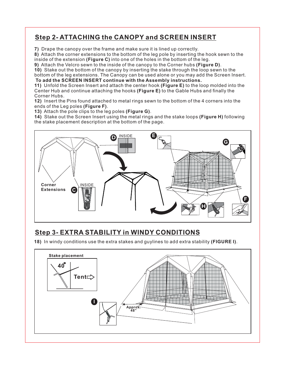 Tent 40 | Giga Tent SHT 009 User Manual | Page 3 / 8