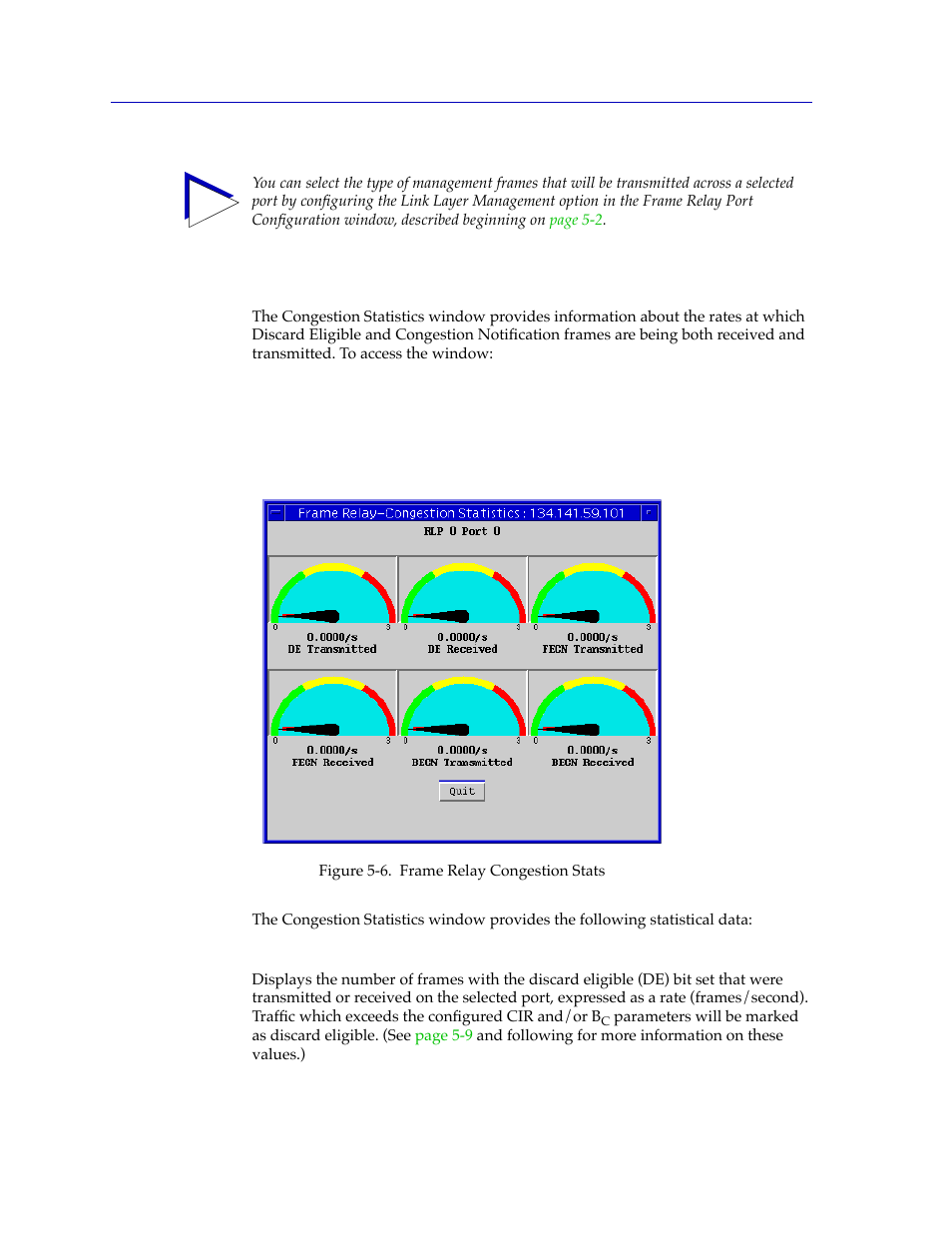 Congestion stats, Congestion stats -22 | Cabletron Systems FRX6000 User Manual | Page 110 / 232