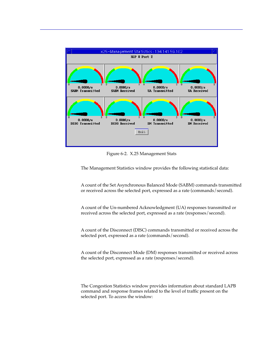 Congestion stats, Congestion stats -9 | Cabletron Systems FRX6000 User Manual | Page 121 / 232